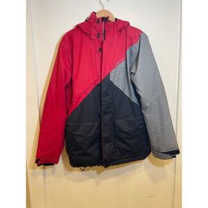 Obermeyer Ski Jacket Mens M Polyester Gorpcore Colorblock Winter Coat Mens